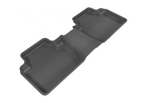 Mitsubishi Outlander Floor Mat - Rear - 3D MAXpider - KAGU - Black - `07-`19